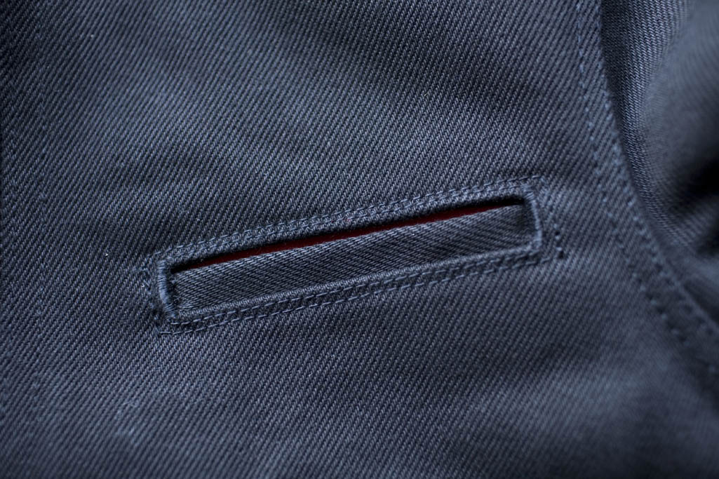 Iron Heart Rider's Jacket - IH-9527J - 21oz Superblack Denim